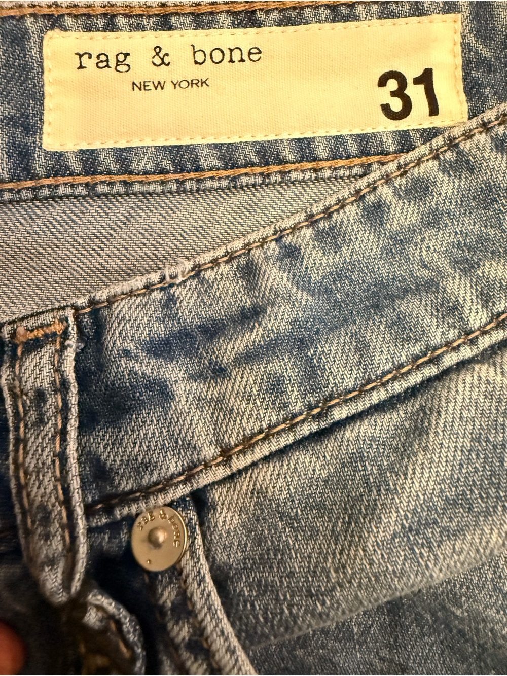 rag & bone The Baggy Dre Low Rise Boyfriend in Orian Size 31/12 - Picture 8 of 15